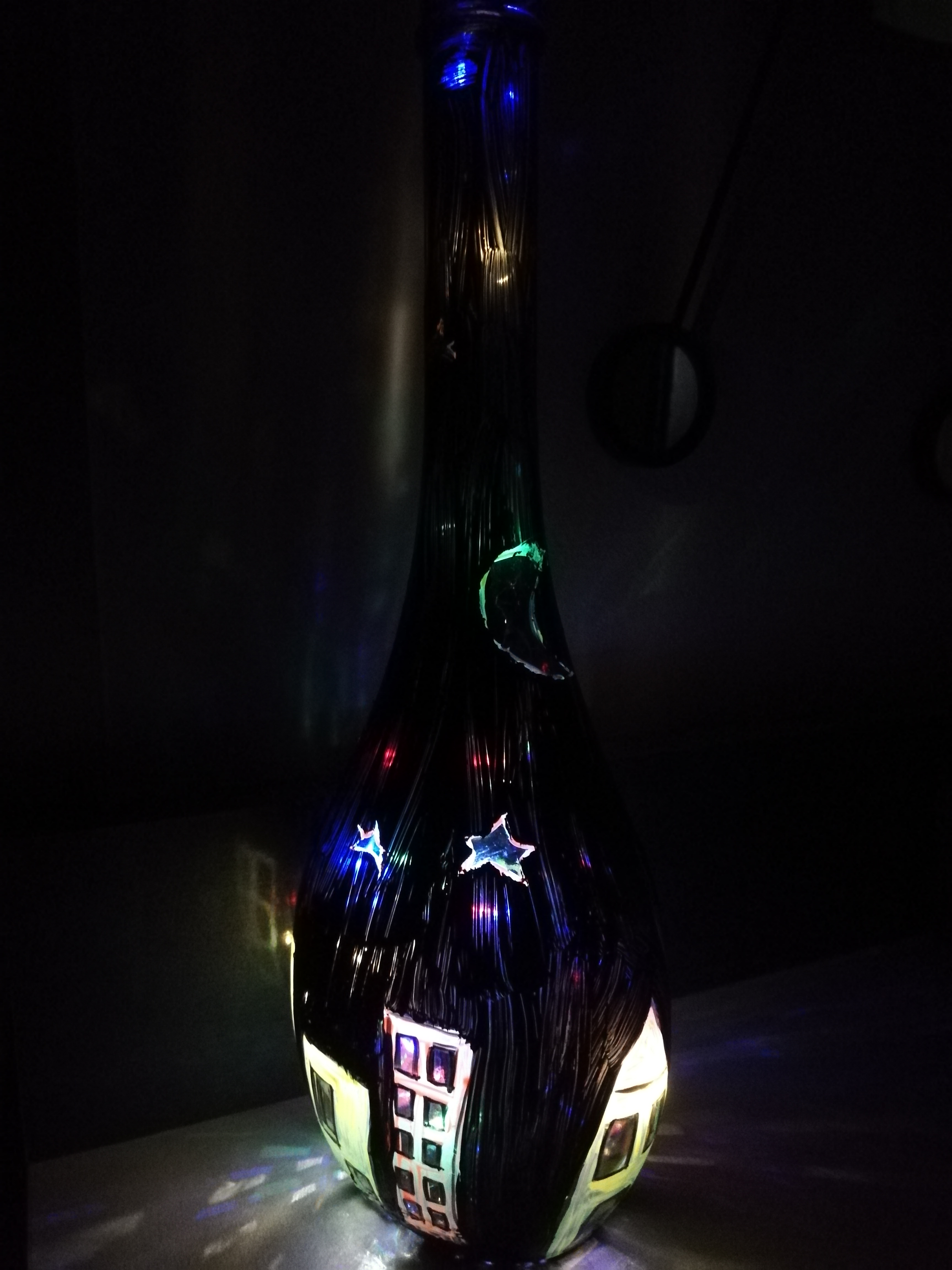 Lampa flaša- prozori