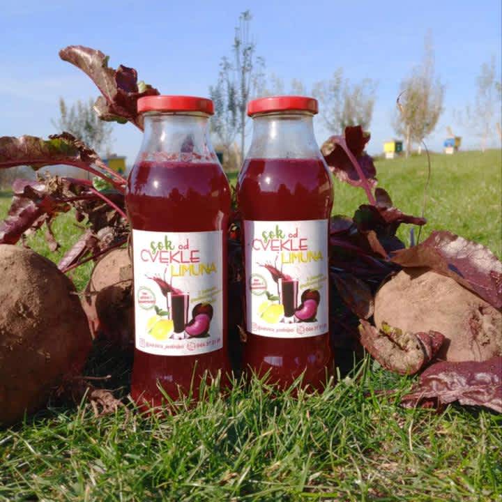 Domaći pasterizovani sirup od cvekle i limuna 750ml