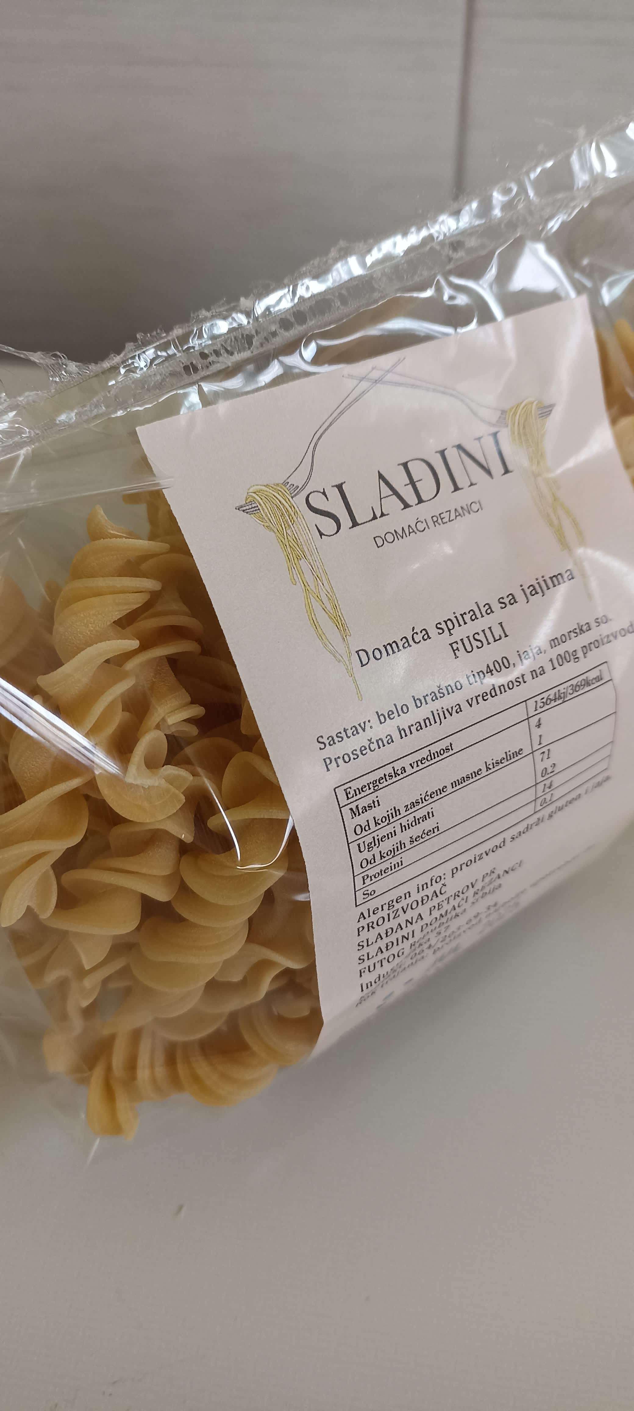 Domaća spirala FUSILI 200g